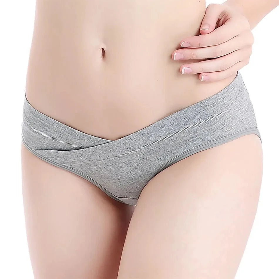 Soft and Breathable Maternity Underwear with Low Waist