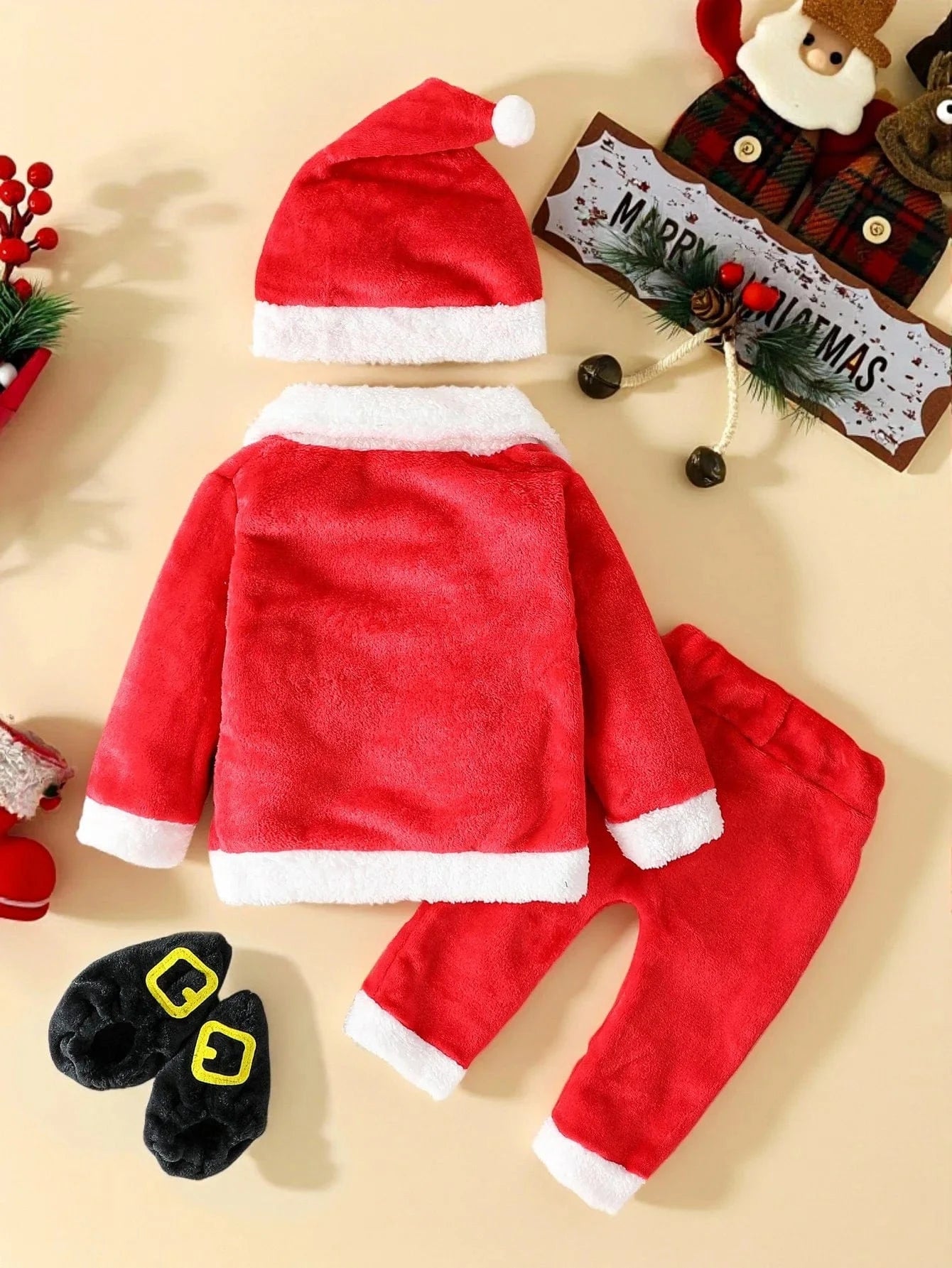 5Pcs Baby Boys/Girls Christmas Clothes - Santa Claus