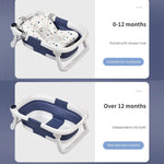 Load image into Gallery viewer, Portable Collapsible Baby Bathtub for Newborn to Toddler - Durable Infant Bath Tub with Soft Cushion
