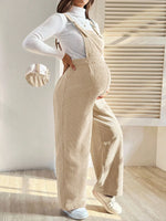 Load image into Gallery viewer, Maternity Corduroy Overalls - Perfect for Autumn and Winter
