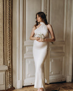 Load image into Gallery viewer, Maternity Long Dresses - Backless Maxi  Party Dress

