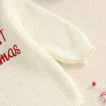 Load image into Gallery viewer, Baby Boy or Girl Sweater Knit Rompers - 1st Christmas Long Sleeve Jumpsuits for Newborn Baby Clothes
