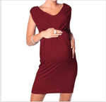 Load image into Gallery viewer, Expertly Crafted Summer Women Maternity Dress: Stay Comfortable and Fashionable During Pregnancy

