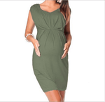 Load image into Gallery viewer, Expertly Crafted Summer Women Maternity Dress: Stay Comfortable and Fashionable During Pregnancy
