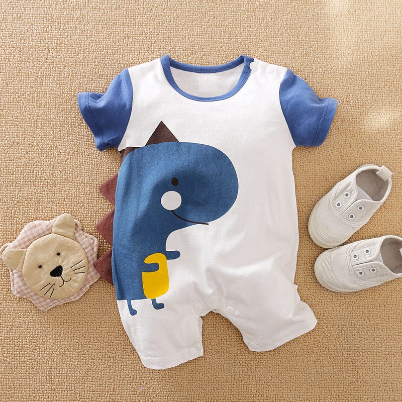 "Adorable Short Sleeve Baby Onesie: Perfect for Everyday Casual Wear!"