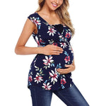 Load image into Gallery viewer, Introducing the New Maternity Criss-Cross T-Shirt: A Must-Have Item for Expectant Mothers Looking for Best-Quality and Comfort
