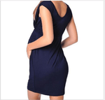 Load image into Gallery viewer, Expertly Crafted Summer Women Maternity Dress: Stay Comfortable and Fashionable During Pregnancy
