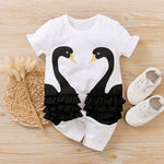 Load image into Gallery viewer, &quot;Adorable Short Sleeve Baby Onesie: Perfect for Everyday Casual Wear!&quot;
