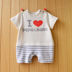 Load image into Gallery viewer, &quot;Adorable Short Sleeve Baby Onesie: Perfect for Everyday Casual Wear!&quot;
