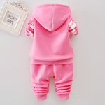 Load image into Gallery viewer, Winter Wonderland Baby Girl&#39;s Hooded Coat and Pants Set: Fashionable and Warm Winter Clothes
