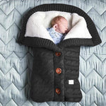 Load image into Gallery viewer, Premium Knitted Button Sleeping Bags for Infants – Winter Warm &amp; Comfortable Swaddle Wrap
