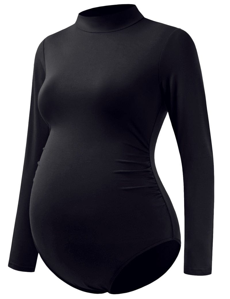 Ultimate Maternity Bodysuit Long Sleeve - Optimal Comfort and Style for Expecting Moms