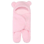 Load image into Gallery viewer, &quot;Adorable Newborn Baby Plush Swaddle Wrap - Soft and Comfortable Fl
