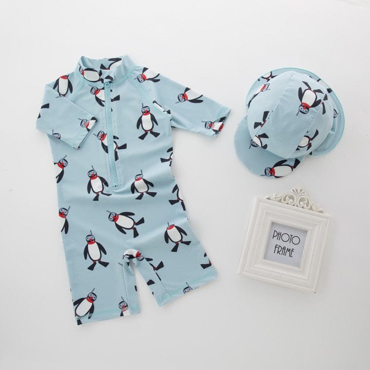 Protect Your Little One's Delicate Skin with Our Baby Boy or Girl Swimwear and Cap