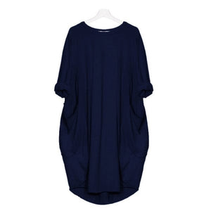 Enhance Your Maternity Wardrobe with our Autumn Long Sleeve Casual Maternity Dress - Perfect for Fall Maternity Shoot