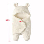 Load image into Gallery viewer, &quot;Adorable Newborn Baby Plush Swaddle Wrap - Soft and Comfortable Fl
