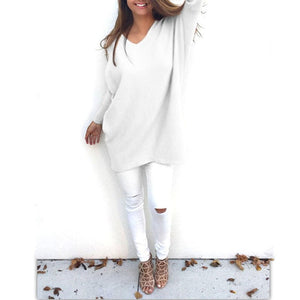 Ultimate Comfort and Style: Maternity Long Sleeve V-Neck Sweatshirts -