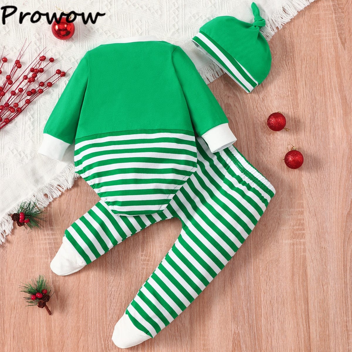 Ultimate Festive Style: My First Christmas Baby Onesie and Matching Pants Set - Perfect