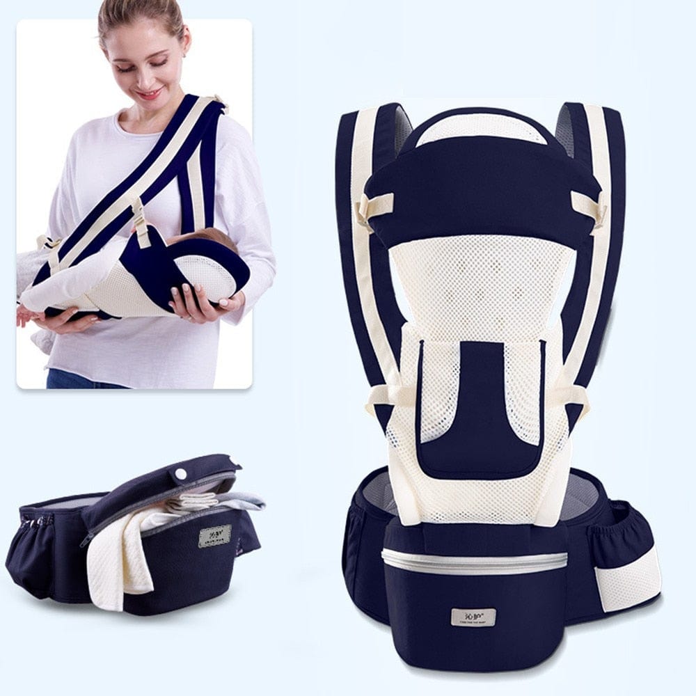 Front Facing 3-in-1 Ergonomic Hip Seat Carrier for the Ultimate Comfort and Convenience