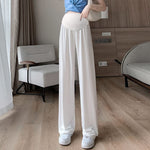 Load image into Gallery viewer, High Waist Loose Fit Maternity Pants - The Ultimate Comfort Wear: Best for Work and Plus
