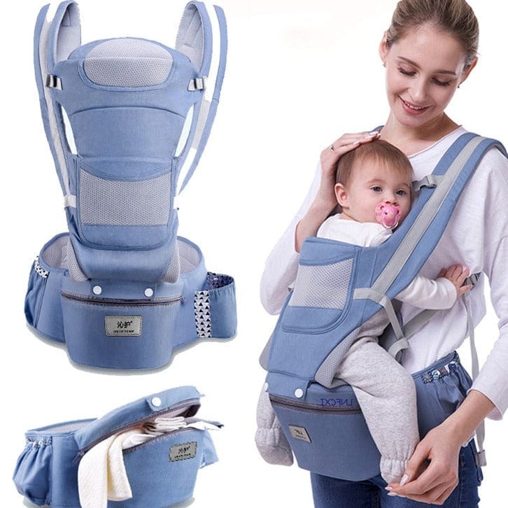 Front Facing 3-in-1 Ergonomic Hip Seat Carrier for the Ultimate Comfort and Convenience