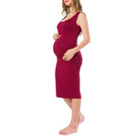 Load image into Gallery viewer, Experience Elegance and Comfort with Our Maternity Summer Chiffon Dress - Short-Sleeved | Perfect for Summer
