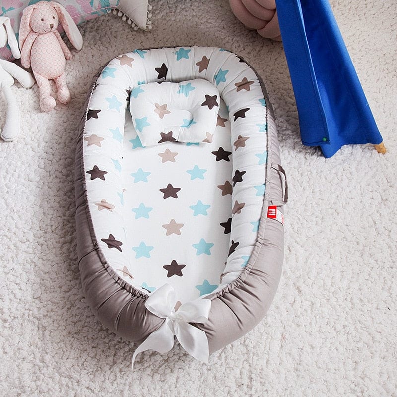 Portable New Born Baby's NestIntroducing the Infant Newborn Lounger - The Ultimate Portable Nest for Your Little One: Perfect Baby Gear