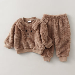 Cuddle Up in Style: Toddler Fleece Winter Set