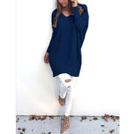 Load image into Gallery viewer, Ultimate Comfort and Style: Maternity Long Sleeve V-Neck Sweatshirts -
