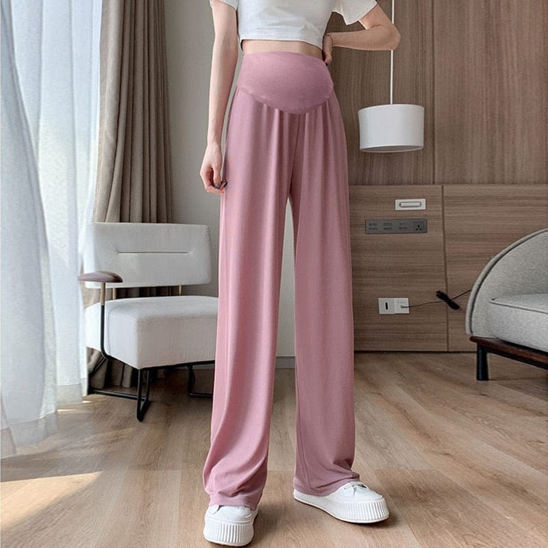 High Waist Loose Fit Maternity Pants - The Ultimate Comfort Wear: Best for Work and Plus