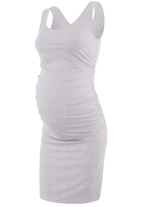 Experience Elegance and Comfort with Our Maternity Summer Chiffon Dress - Short-Sleeved | Perfect for Summer
