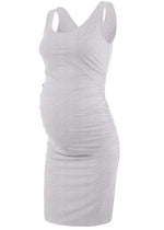 Load image into Gallery viewer, Experience Elegance and Comfort with Our Maternity Summer Chiffon Dress - Short-Sleeved | Perfect for Summer
