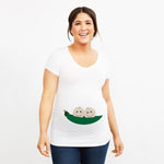 Load image into Gallery viewer, Maternity T-Shirt: Twins Design - Double Your Joy - SALE Now On!

