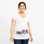 Load image into Gallery viewer, &quot;Maternity Top - Twin Pregnancy T-Shirt on Sale.&quot;
