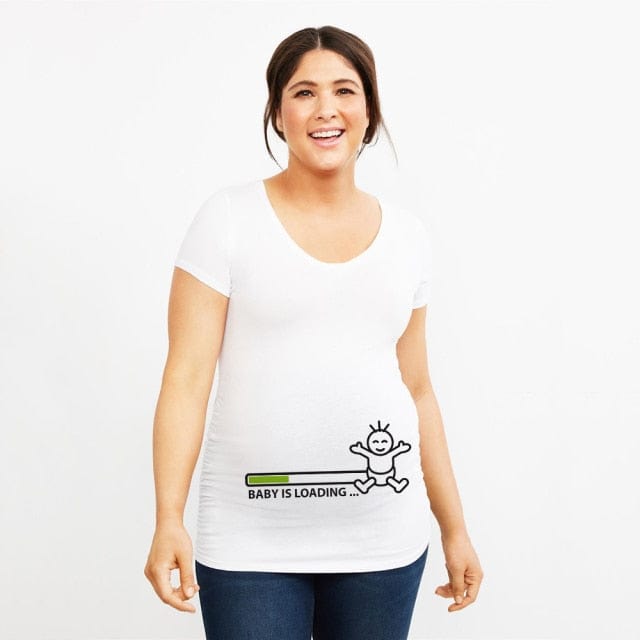 "Maternity Top - Twin Pregnancy T-Shirt on Sale."