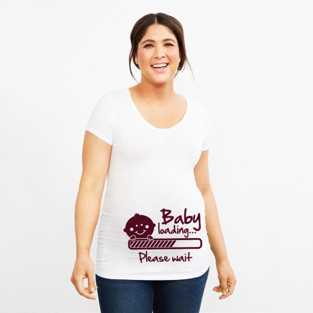 "Maternity Top - Twin Pregnancy T-Shirt on Sale."