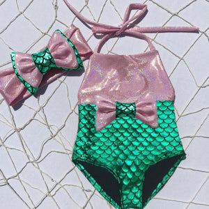 Cute & Comfy Baby Girl's 2 Piece Swimsuit Set - Perfect for Your Little Baby Girl