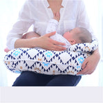 Load image into Gallery viewer, Postpartum Comfort 2-Piece Cotton Nursing Pillow Set: U-Shaped Infant Support 
