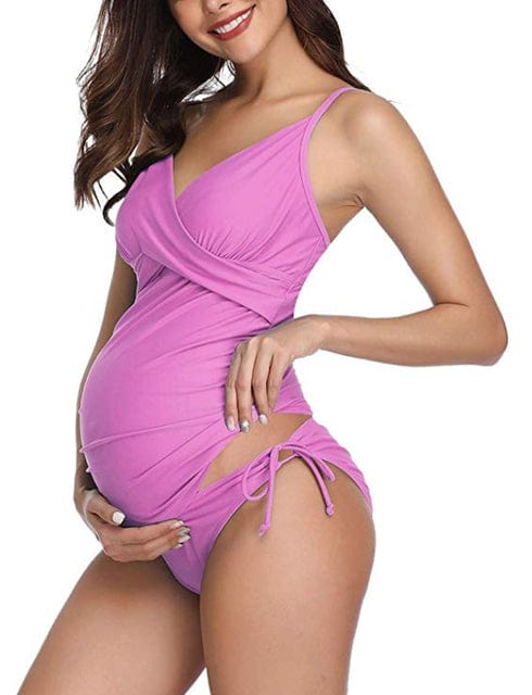 Comfortable Maternity Tankinis - Ideal Bathing Suit for Expecting Mothers