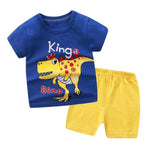 Load image into Gallery viewer, Premium Cotton Baby Boy T-shirt and Shorts Set for Active Lifestyles
