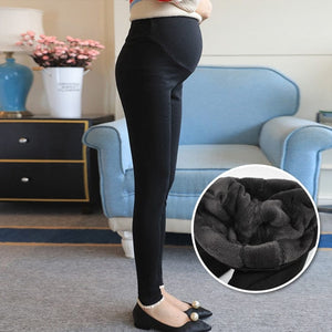 Women's Black Velvet Maternity Leggings for Exceptional Comfort and Style