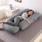 Load image into Gallery viewer, Superior Quality Pregnancy Pillow - J Shape Pillows
