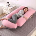 Load image into Gallery viewer, Superior Quality Pregnancy Pillow - J Shape Pillows
