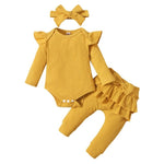Load image into Gallery viewer, &quot;Chic Three-piece Baby Girl Outfit: Perfect for Newborns, Bab
