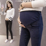 Load image into Gallery viewer, High Waisted Maternity Boyfriend Jeans - The Perfect Addition to Your Maternity Wardrobe
