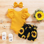 Load image into Gallery viewer, Finest Baby Girl Outfit: Adorable 3-Piece Clothes Set for your Baby Girl
