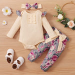 Load image into Gallery viewer, Baby Girls Ruffle Romper Outfits
