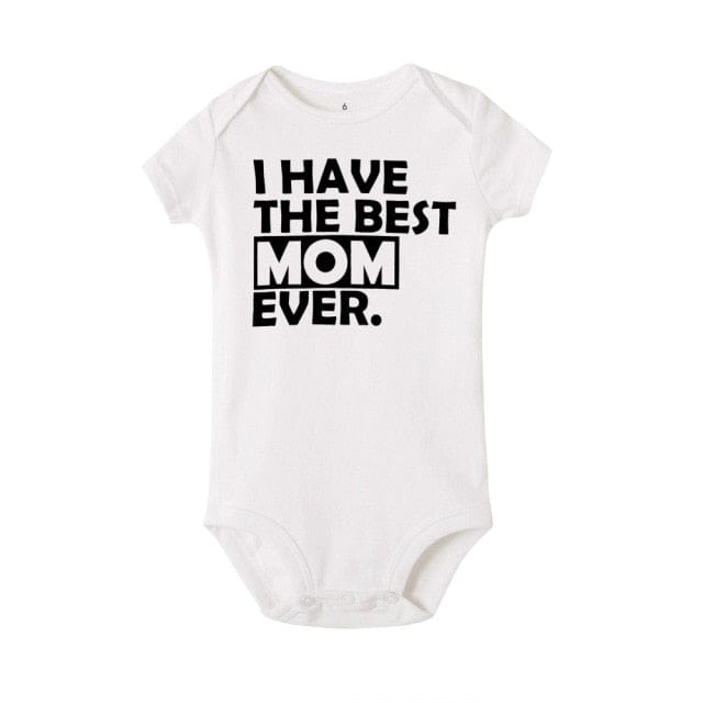 "Adorable Uni-Gender Baby Romper, 'If Mom Says No