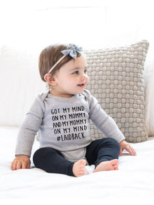 "Adorable Uni-Gender Baby Romper, 'If Mom Says No