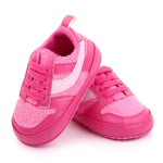 Load image into Gallery viewer, Premium Soft Sole Leather Sneakers for Baby Boys and Girls with Stylish Striped Design
